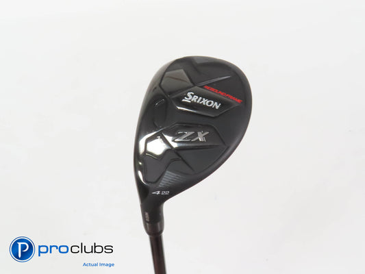 Left Handed Srixon ZX MK II 22* 4 Hybrid - Fujikura Atmos 7S Stiff Flex - 404932