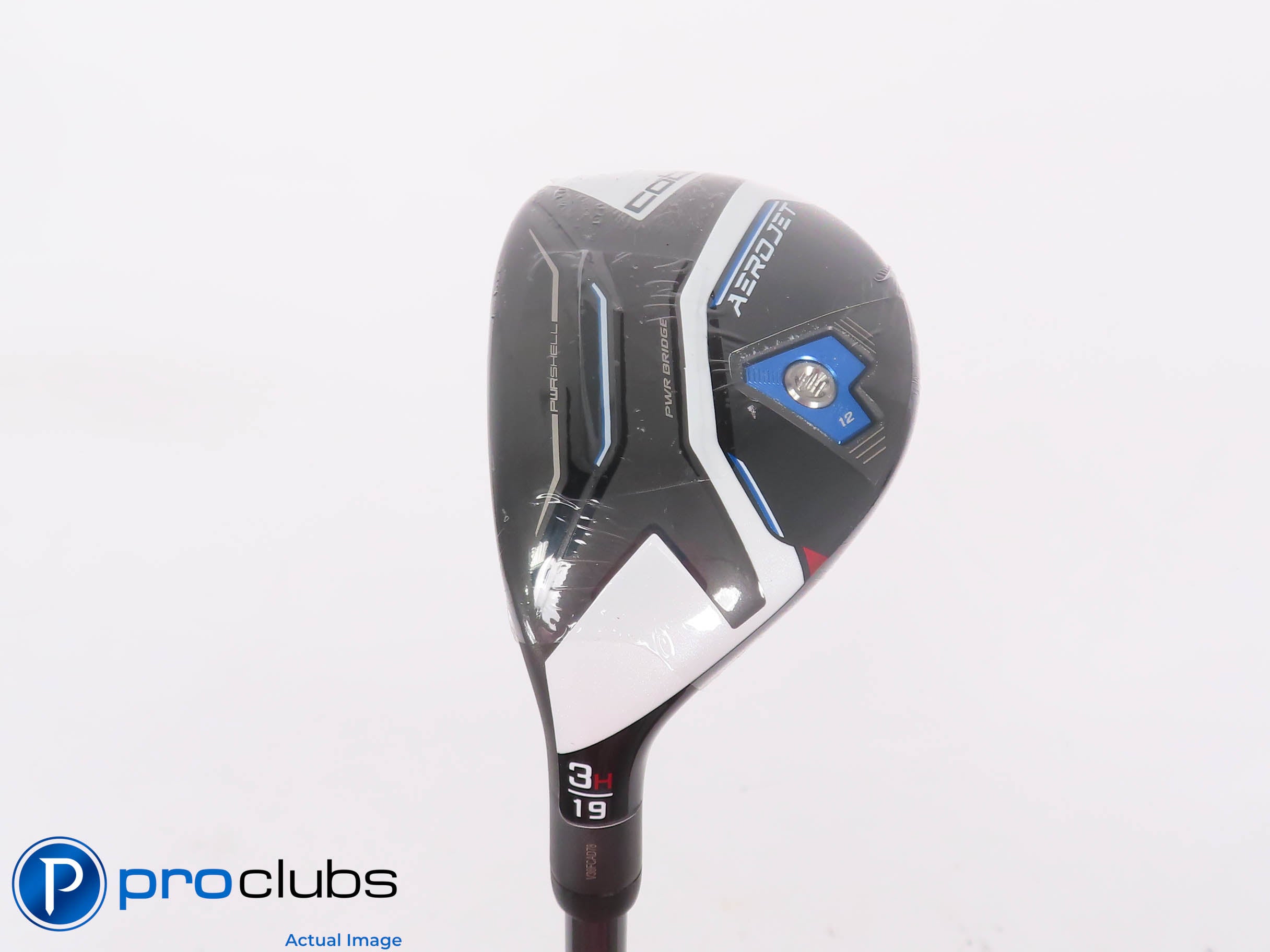 New! Left Handed Cobra Aerojet 19* 3 Hybrid - Riptide 80g Regular Flex #448544