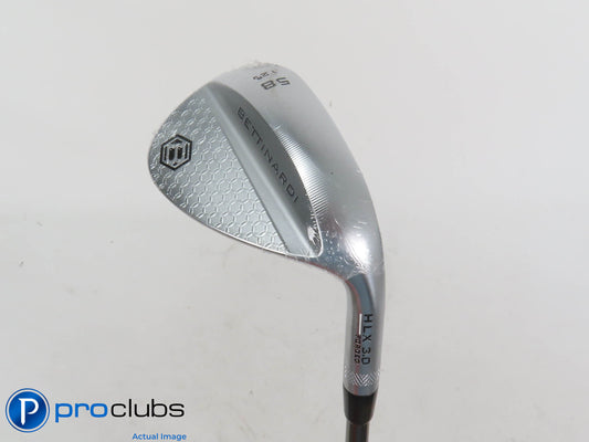 New! Bettinardi HLX 3.0 Chrome RJ-Grind 58*(12*) Wedge - KBS Stiff-Plus - 401376