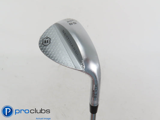 New! Bettinardi HLX 3.0 Chrome C-Grind 58*(10*) Wedge -KBS 610 Stiff+ - 401374