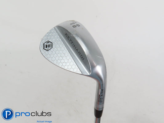 New! Bettinardi HLX 3.0 Chrome C-Grind 58*(10*) Wedge - DG S200 Stiff - 401368