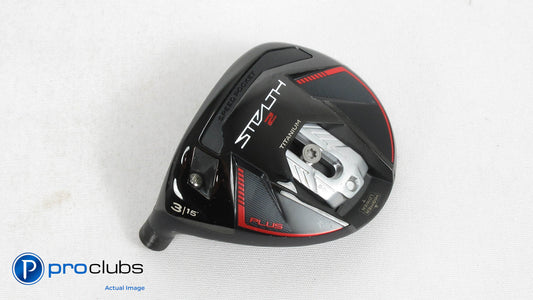 Left Hand TaylorMade Stealth-2 Plus 15* - 3 Wood - Head Only - L/H 401870