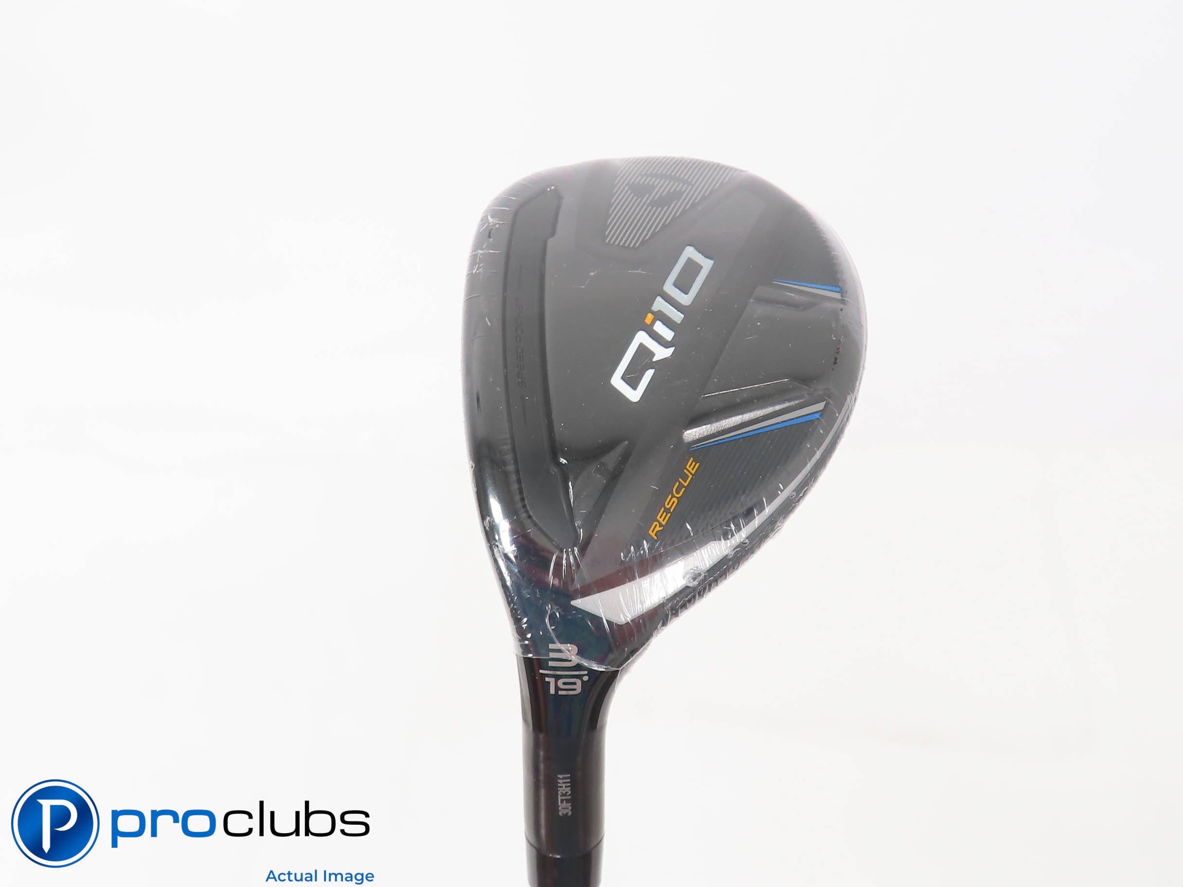 New! Left Handed TaylorMade Qi10 Rescue 19* 3 Hybrid - Ventus 7-S Stiff - 446274