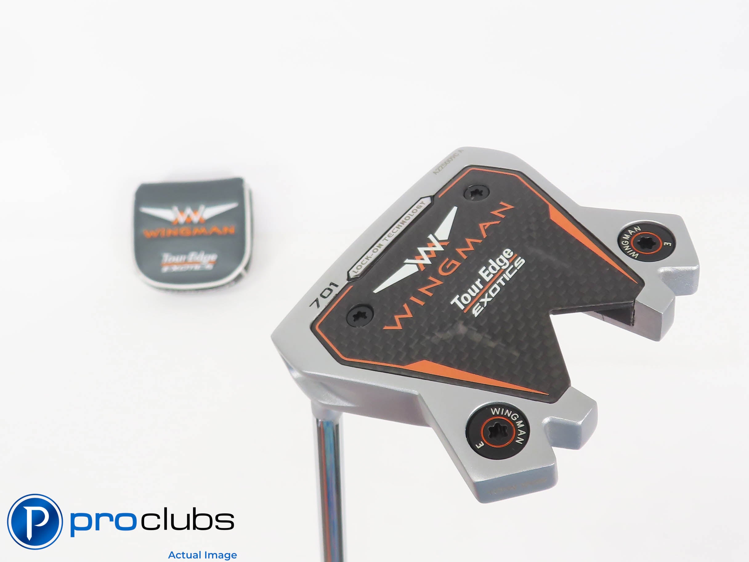 Mint! Left Handed Tour Edge Exotics Wingman 35" Putter w/Cover - 446454