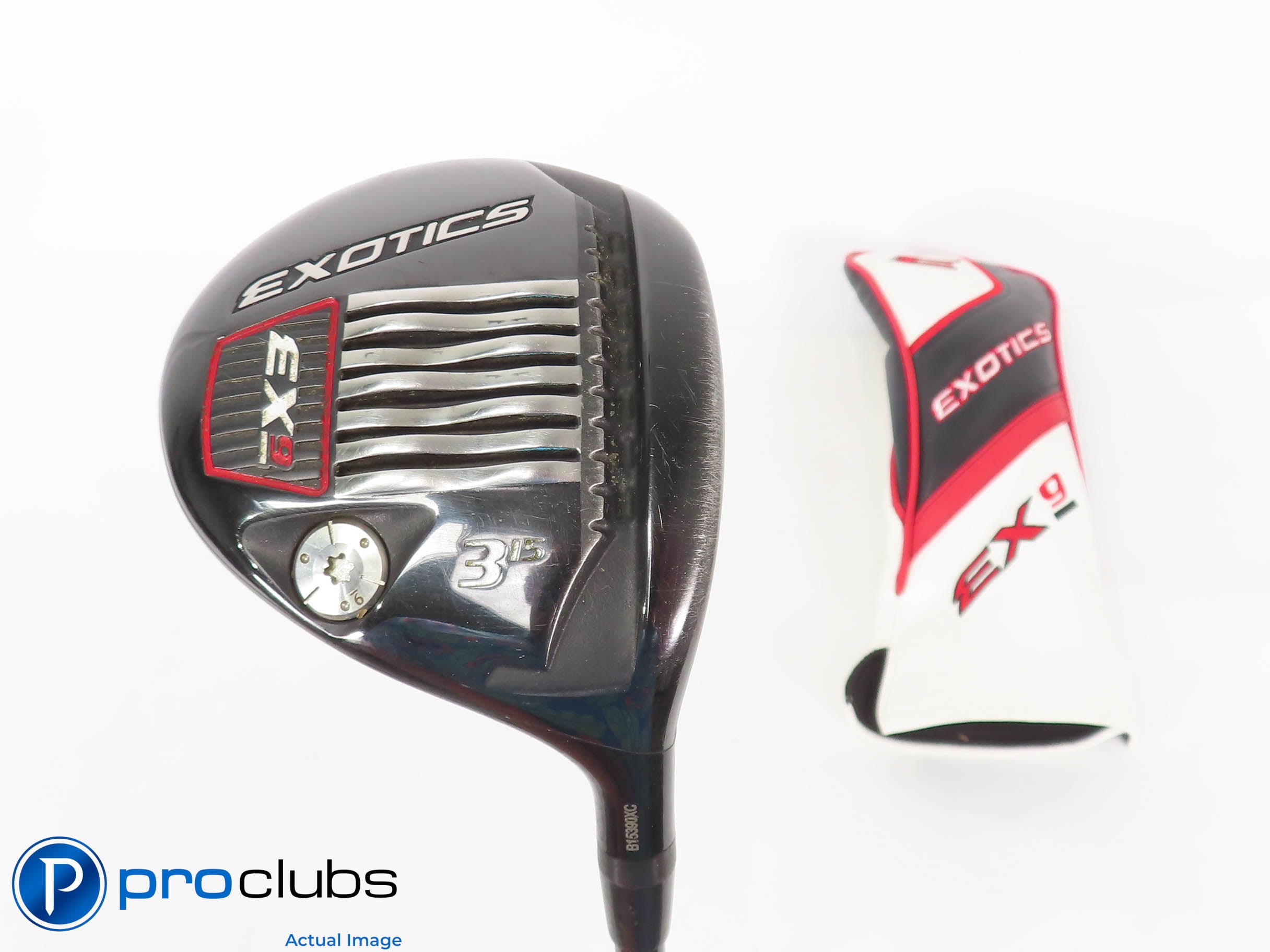 Tour Edge Exotics EX9 15* 3 Wood w/HC - Mitsubishi Bassara Senior Flex - 446036