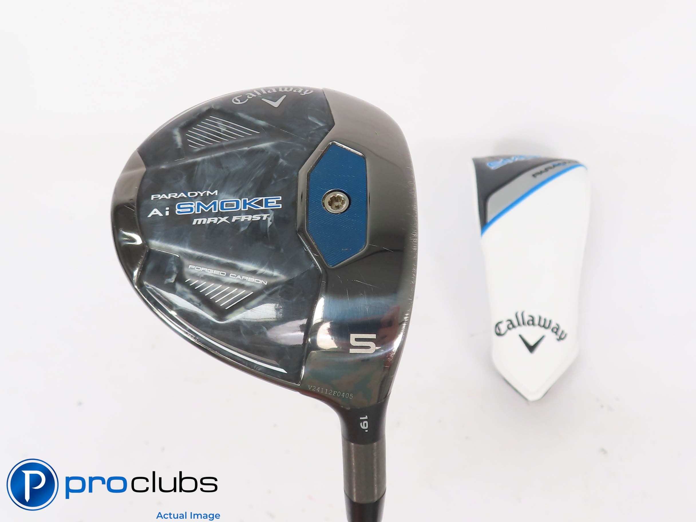 Nice Callaway Ai Smoke MAX FAST 19* 5 WOOD w/HC Accra GX 150 Senior Flex 448930