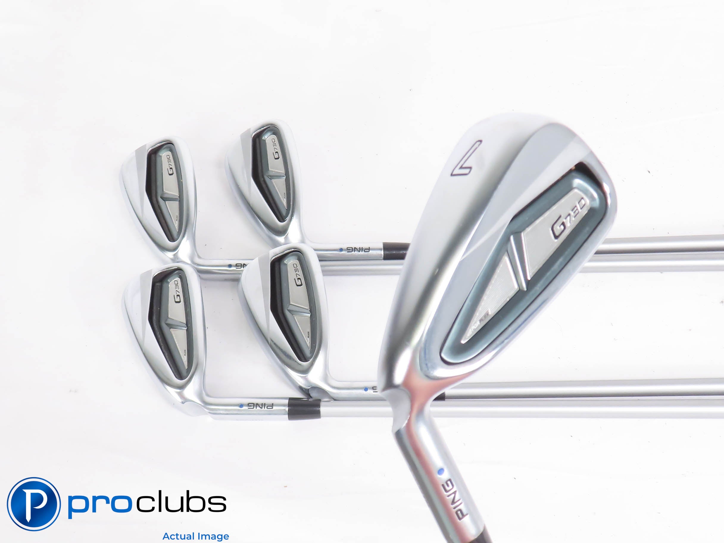 Left Handed Ping G730 Blue Dot 7-PW,UW - ALTA Quick 35 Senior Flex +1/2" #447063