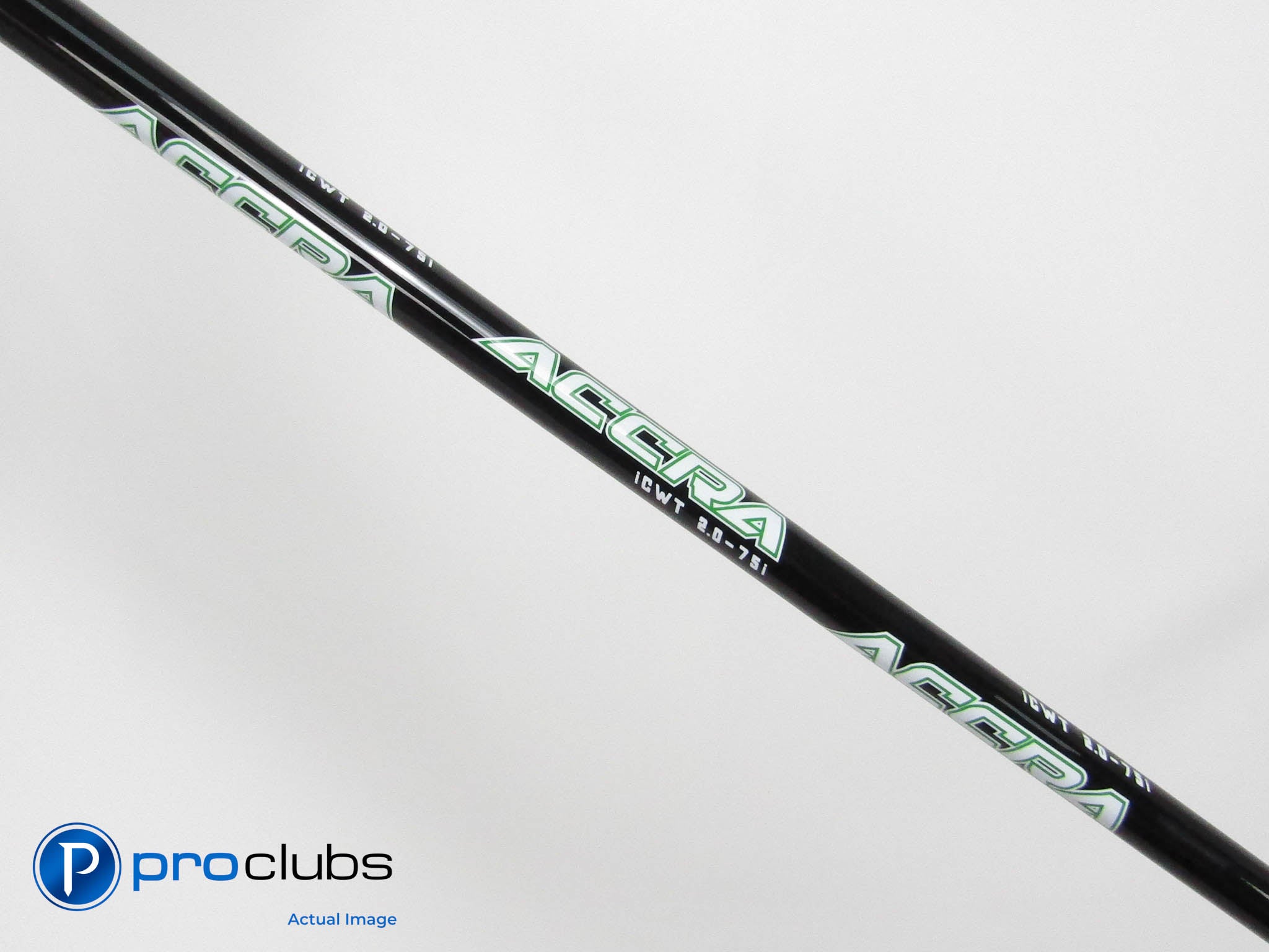 New! ACCRA iCWT 2.0 75i Regular Flex Graphite 6-Iron Shaft .370" Tip #446397