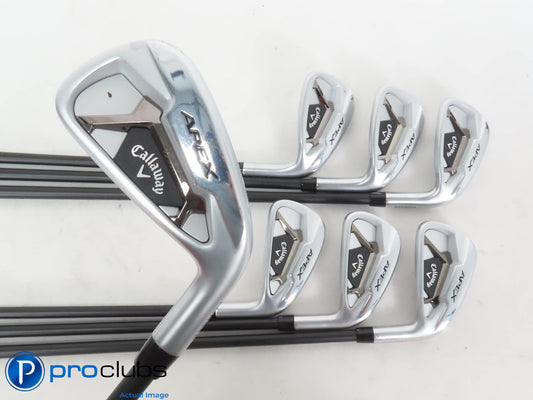 Nice! 2021 Callaway '21 APEX IRONS 4-PW Graphite KBS PGI 70 Regular Flex #402959