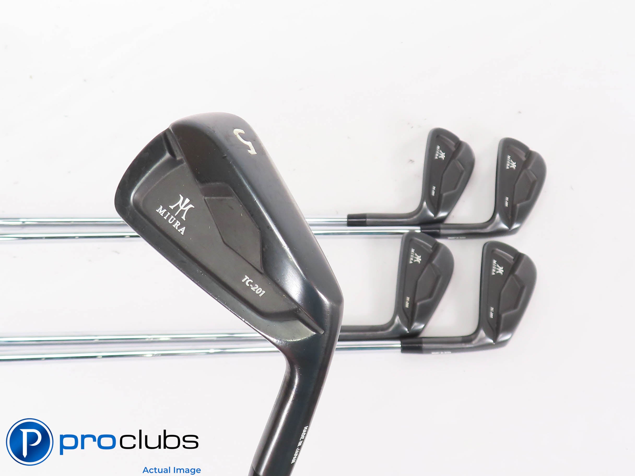 MIURA TC-201 Black 5-9 IRON SET - DG Tour Issue X100 X-Flex Steel +1/2" 445362