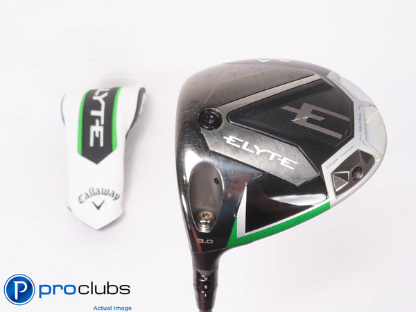 Left Handed Callaway ELYTE 9* Driver w/ HC - Denali 60g 6.0 Stiff Flex