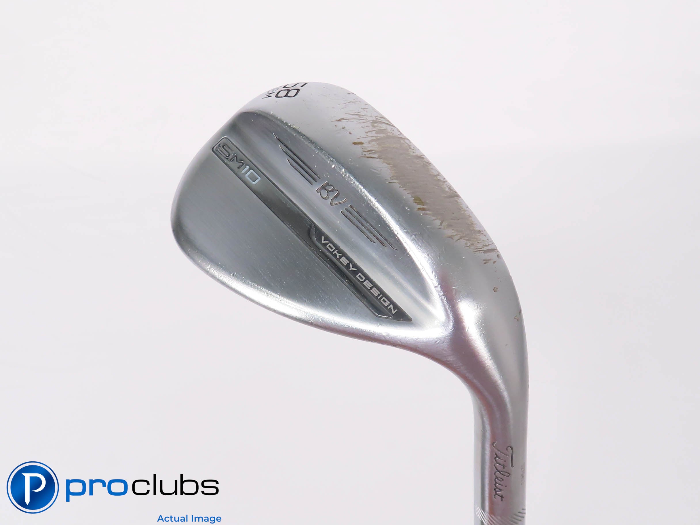 Titleist Vokey SM10 Chrome 58*(8*) Wedge M-Grind - Vokey Wedge Flex - 450627