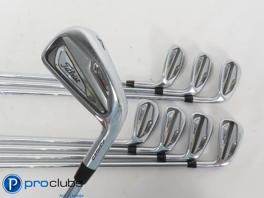 Titleist 2020 T100s 4-PW,GW IRON SET - ProjectX LZ Stiff Flex Steel +1/2" 407998