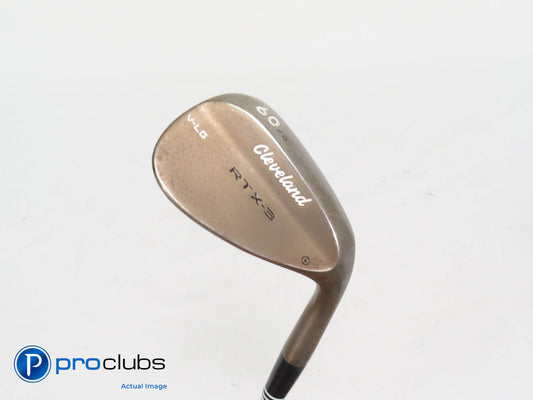 Tour Issue! Cleveland RTX-3 V-LG RAW 60*(6*) Wedge - DG Tour Issue Stiff #408295