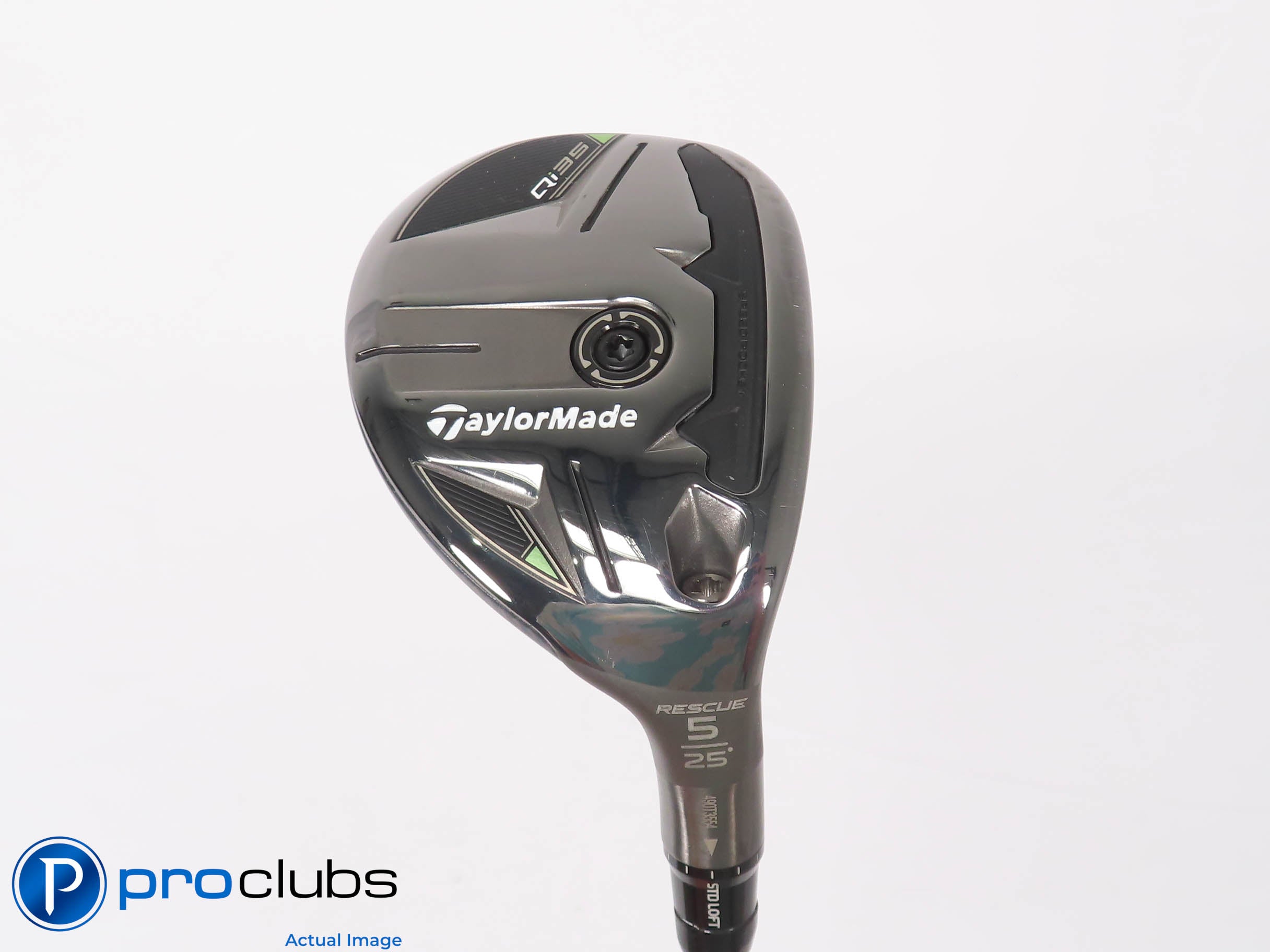 Nice! TaylorMade Qi35 Rescue 25* 5 Hybrid - Tensei 1K Blue 65 Regular - 450934