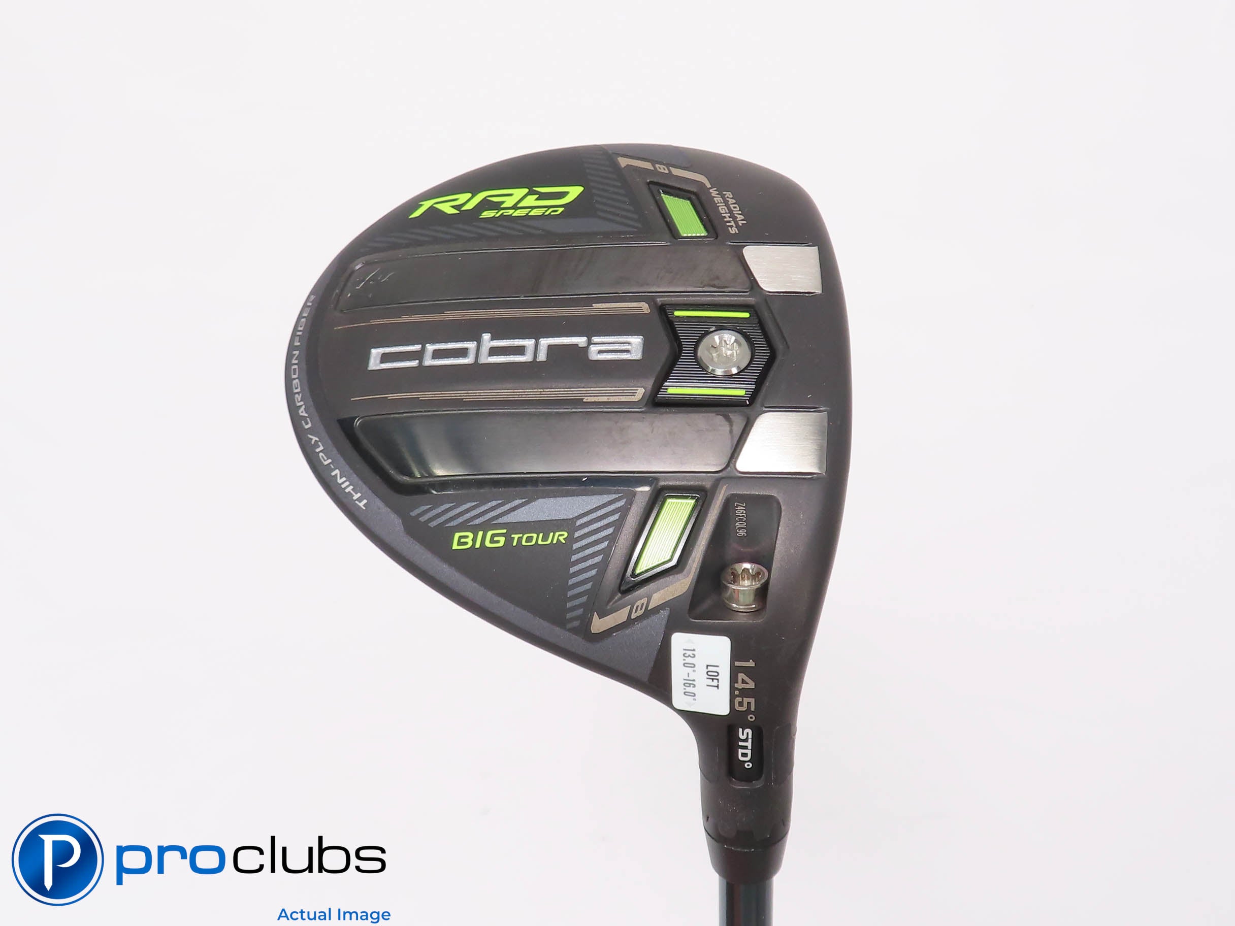 Cobra Rad Speed Big Tour 14.5* 3 Wood - UST Mamiya LINQ Blue 6F4 Stiff - 451081