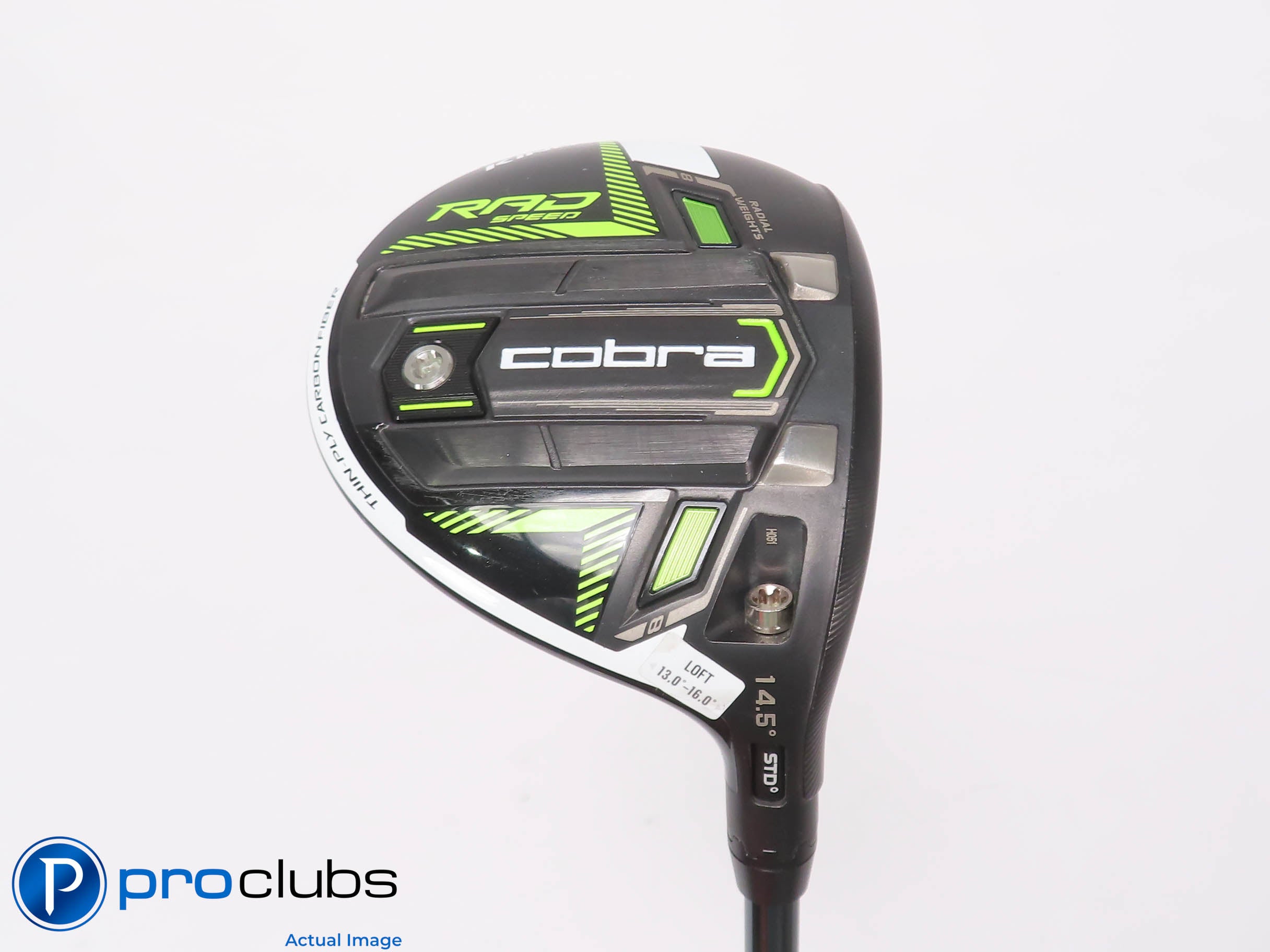 Cobra Rad Speed 14.5* 3 Wood - UST Mamiya LINQ Blue 7F5 Extra Stiff - 451066
