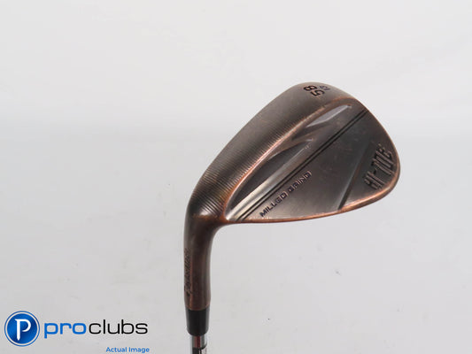 Nice Left Handed TaylorMade Milled Grind HI-TOE 58*(13) WEDGE -Wedge Flex 408493