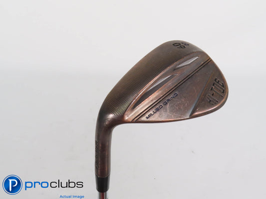 Nice Left Handed TaylorMade Milled Grind HI-TOE 60*(7*) WEDGE -Wedge Flex 408491