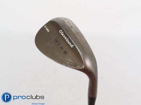 Nice Tour Issue Cleveland RTX3 V-MG RAW 60*(9*) WEDGE -DG S400 Stiff Flex 408297