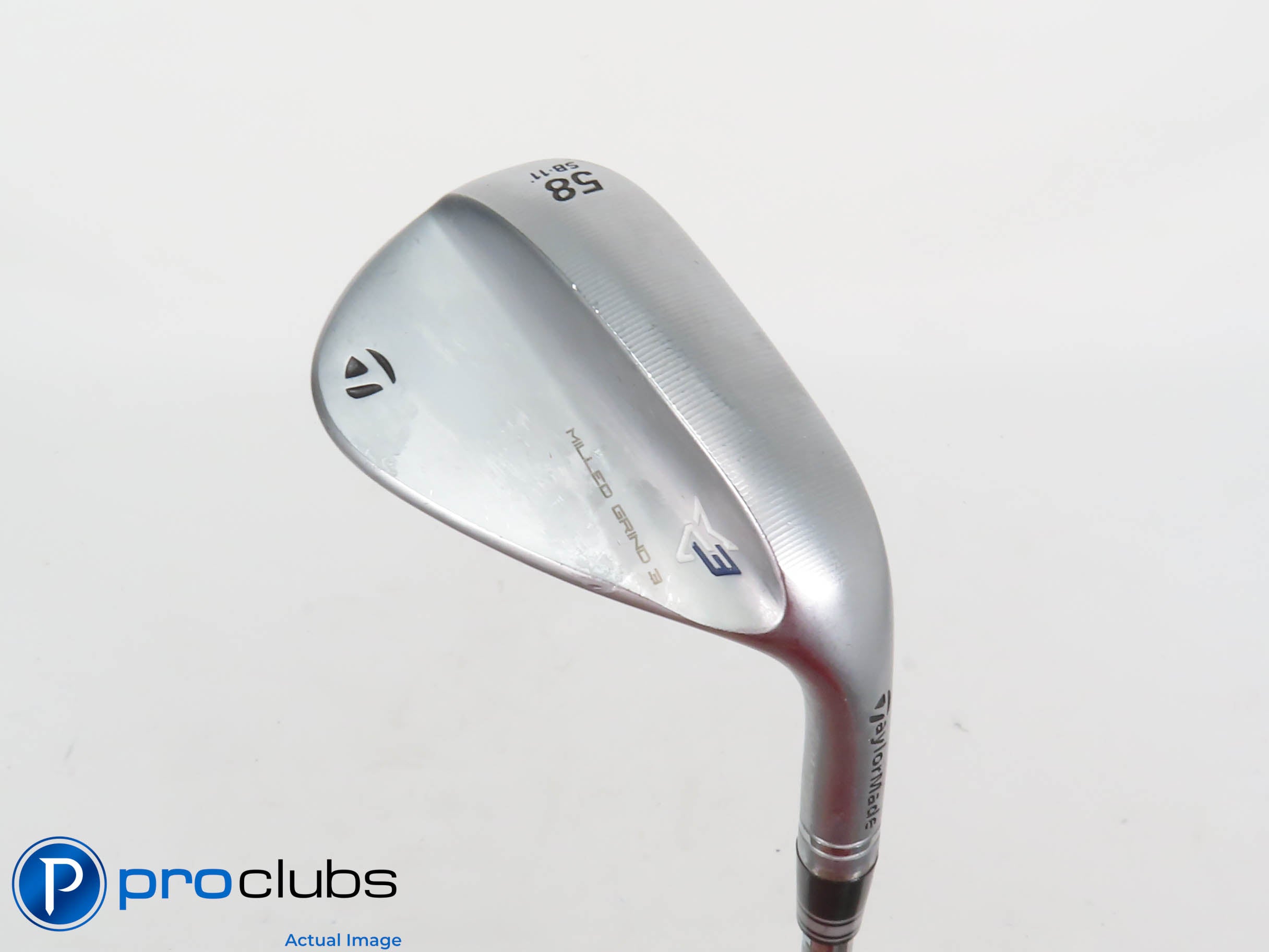 Nice TaylorMade Milled Grind 3 58*(11*) WEDGE SB-Grind -DGS400 Stiff Flex 408343