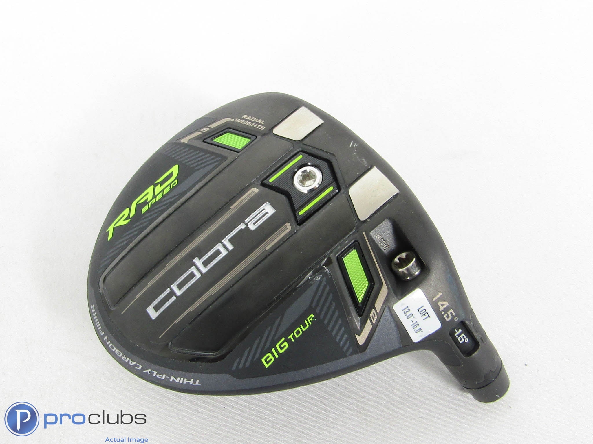 Cobra RadSpeed BIG Tour 14.5* 3 Wood - Head Only w/Adapter - 451061