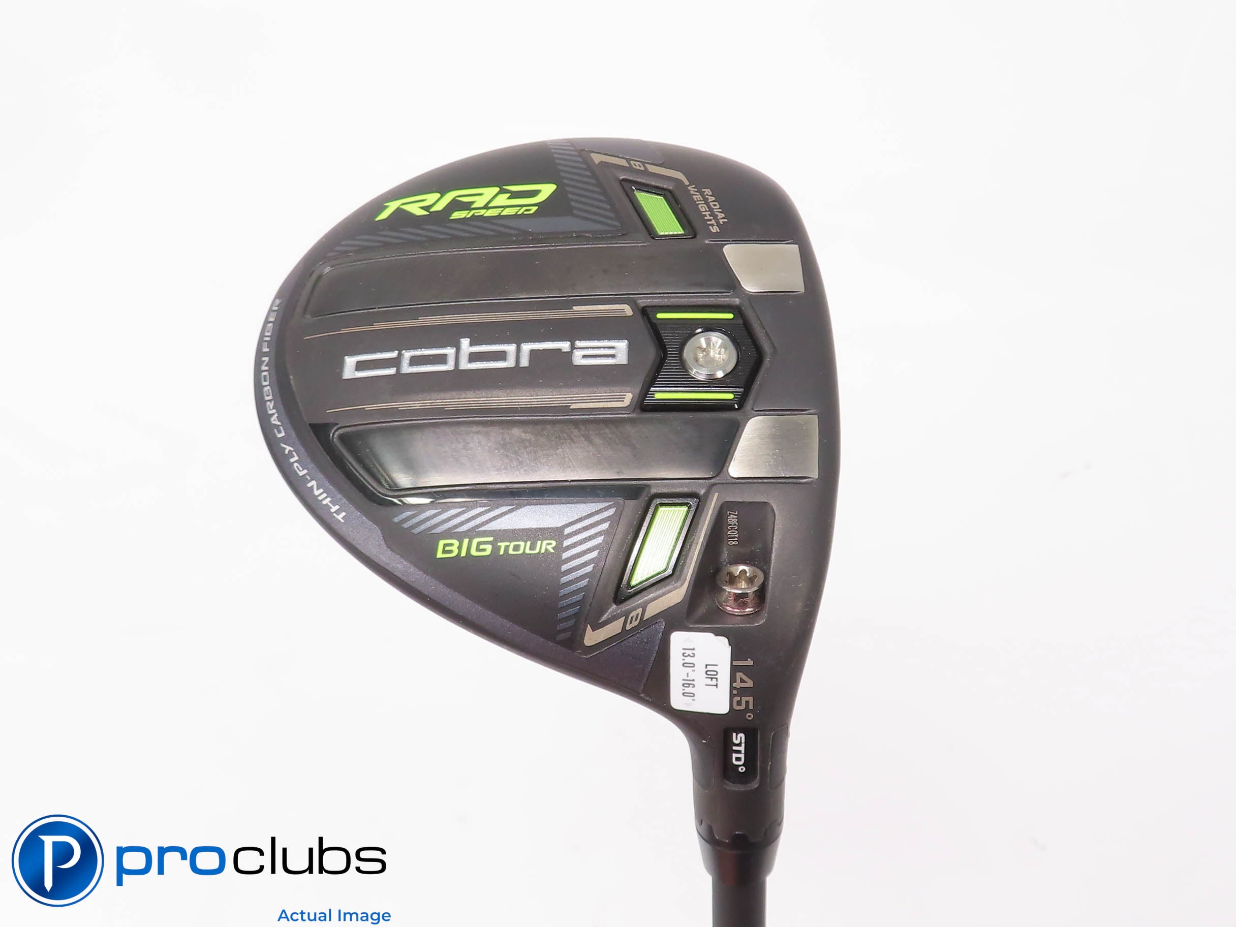 Cobra RAD Speed Big Tour 14.5* 3 WOOD - HZRDUS CB Red 50g 5.0 Senior Flex 451093