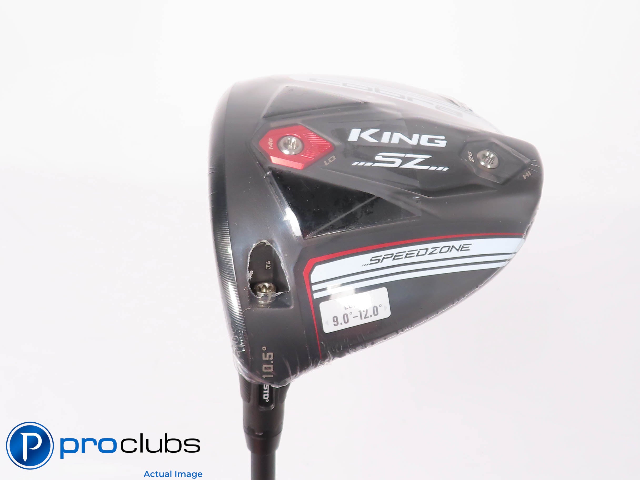 New! Left Handed Cobra King SZ White 10.5* Driver - HZRDUS Black 70 Stiff 451108