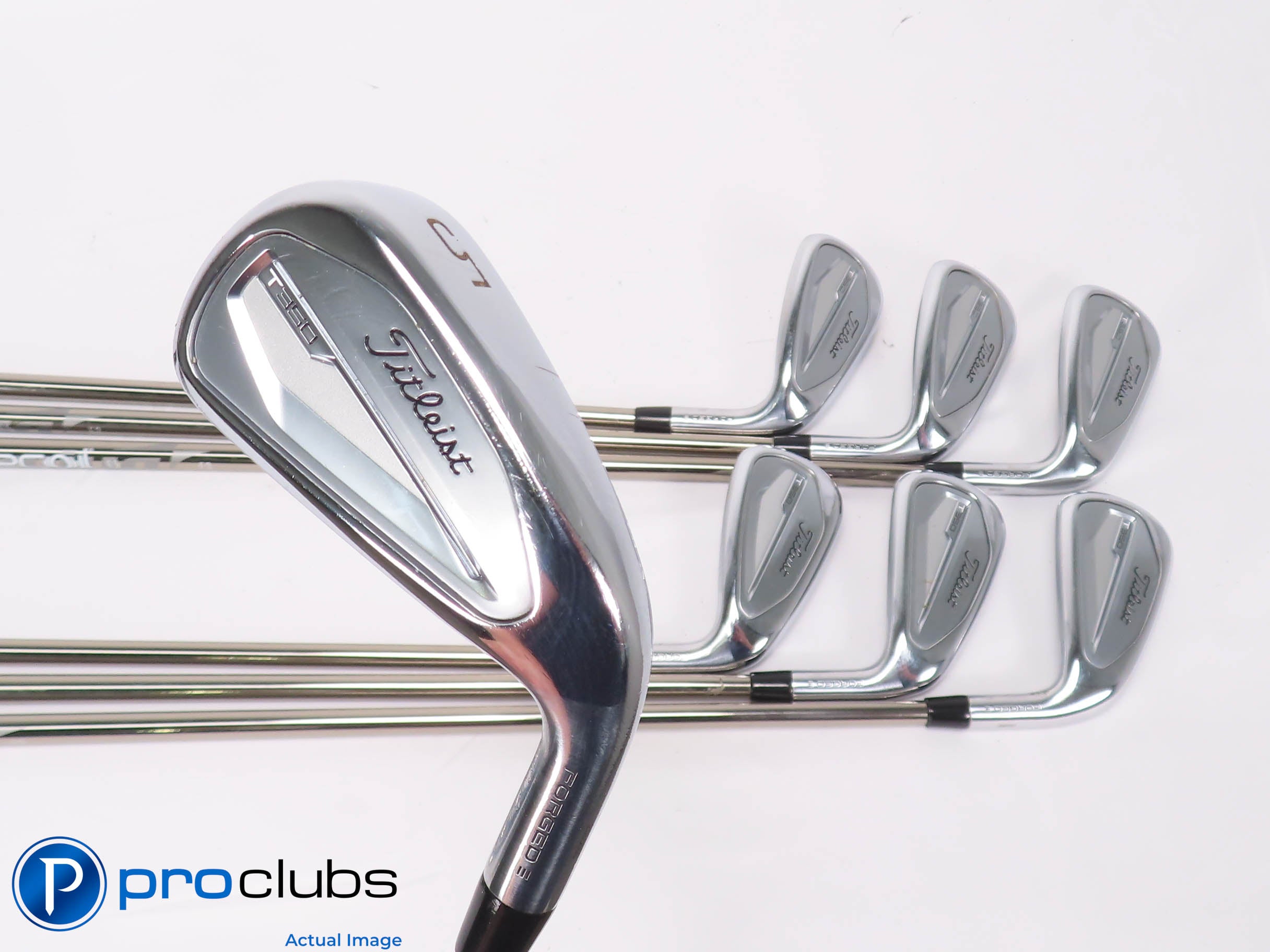 Nice Titleist '23 T350 5-PW,GW IRON SET - Recoil Regular Flex Graph +1/2" 451022