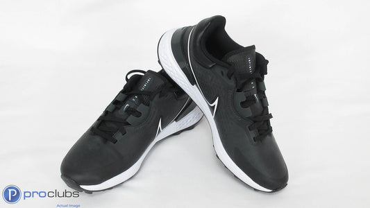 New! Nike Infinity Pro 2 Golf Shoe Size 7 Black/White - 408619