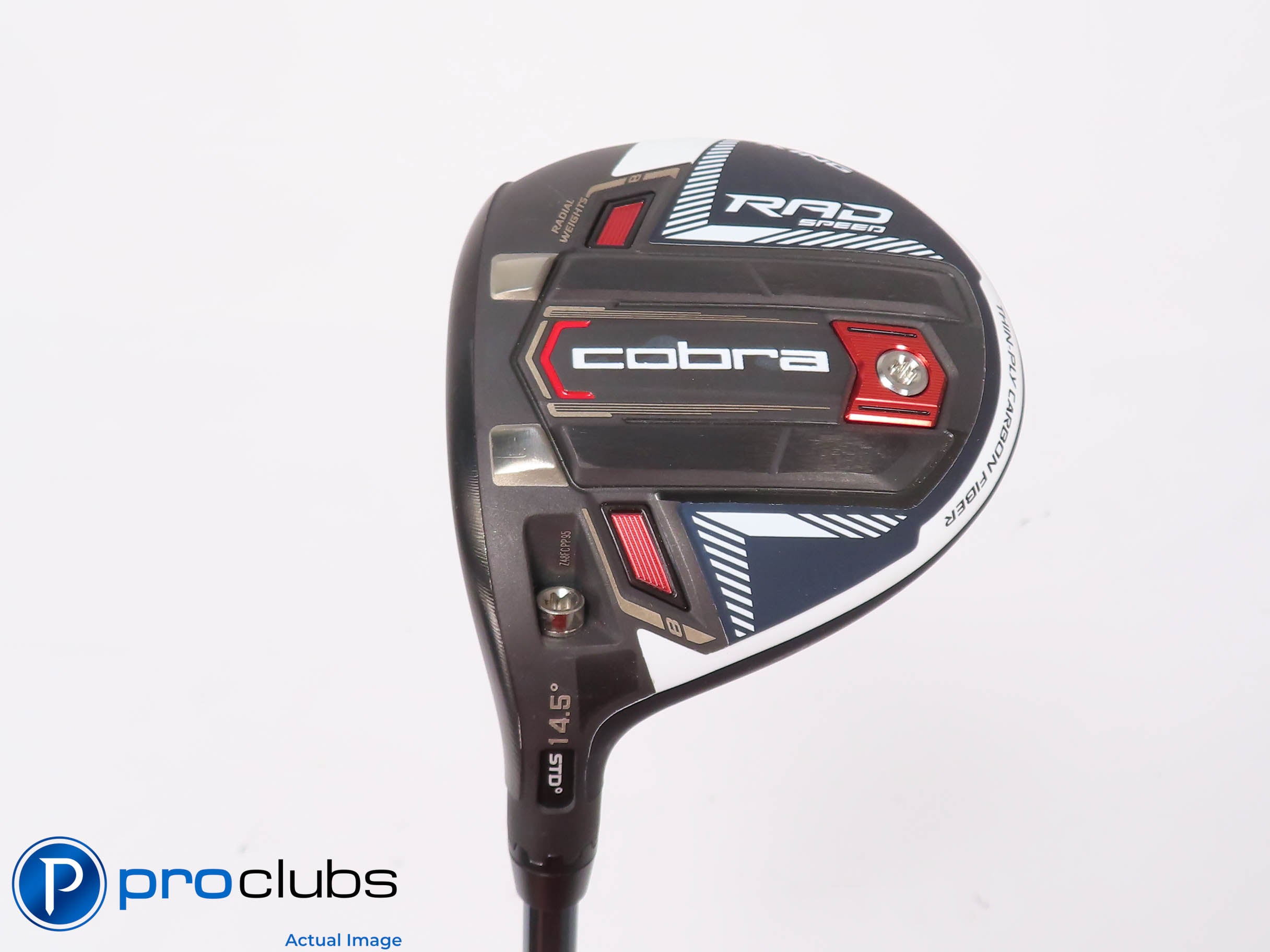 Left Handed Cobra RAD Speed 14.5* 3 WOOD Peacoat - LINQ 6F3 Regular Flex 451155