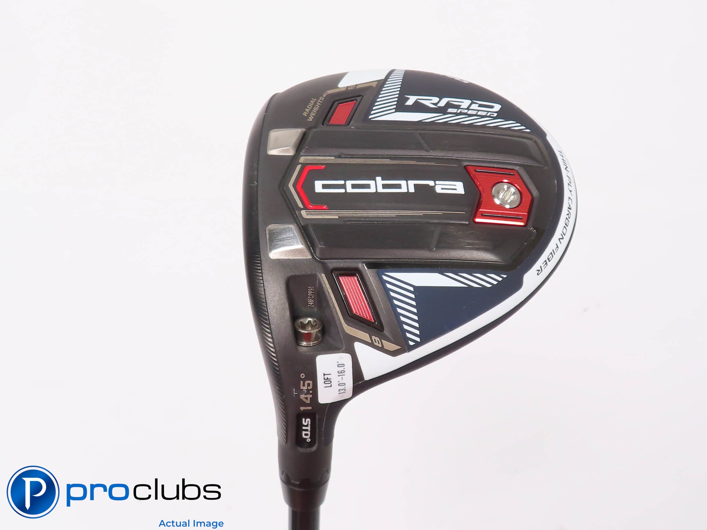 Left Handed Cobra RAD Speed 14.5* 3 WOOD Peacoat - Kai'li 60 Regular Flex 451133