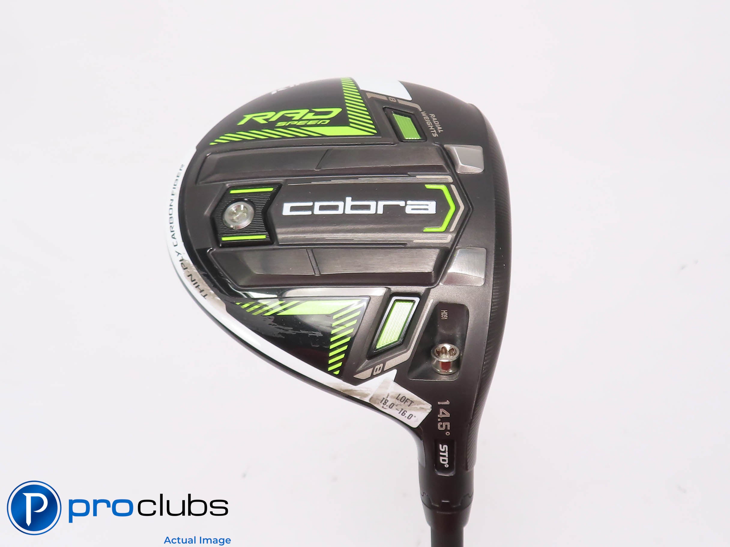 Cobra King Radspeed 14.5* 3 Wood - HZRDUS CB 50g 5.0 Senior Flex - 451132