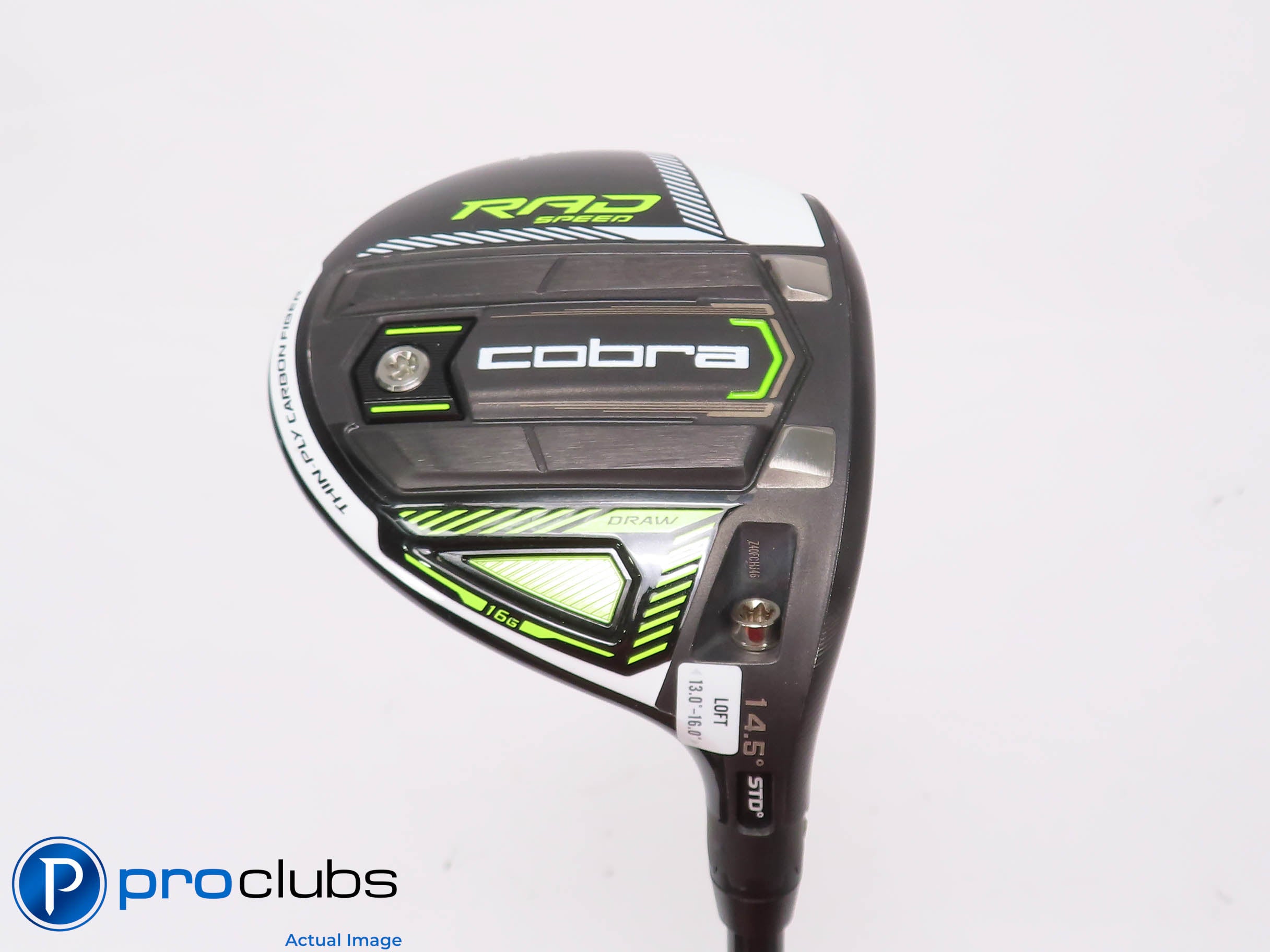 Cobra King Radspeed 14.5* 3 Wood - Mitsubishi Kai'li Blue 60g Regular - 451147