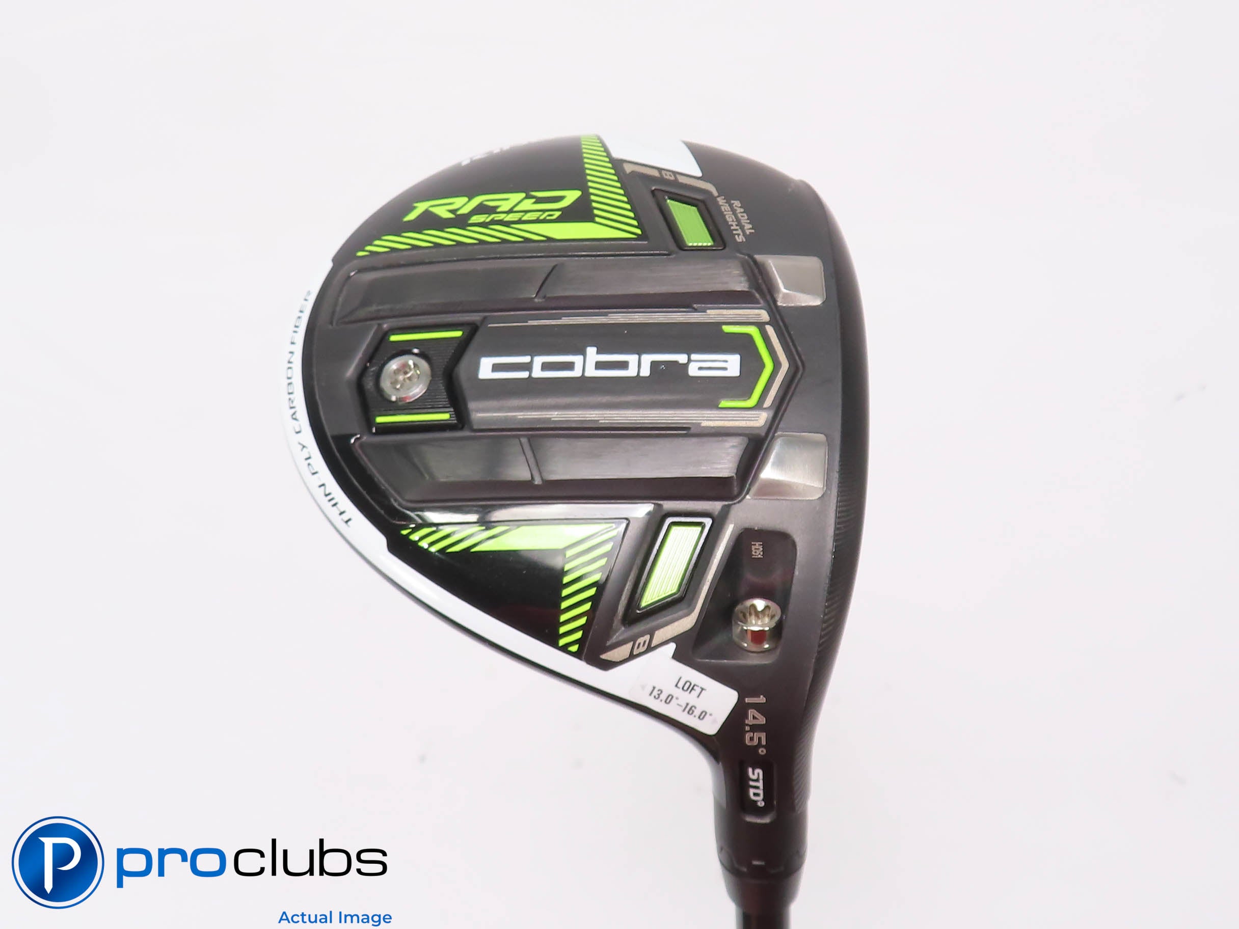 Cobra King Radspeed 14.5* 3 Wood - Mitsubishi Kai'li Blue 60g Regular - 451134