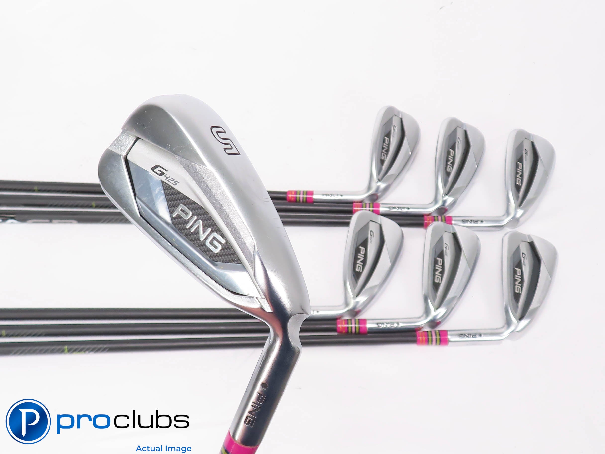 Nice Ping G425 5-PW,UW IRON SET Black Dot - Alta CB Regular Flex Graphite 451387