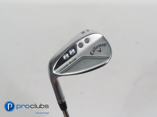 Left Hand Callaway JAWS RAW 58*(10*) Wedge S-Grind - DG Tour Issue Wedge #409211