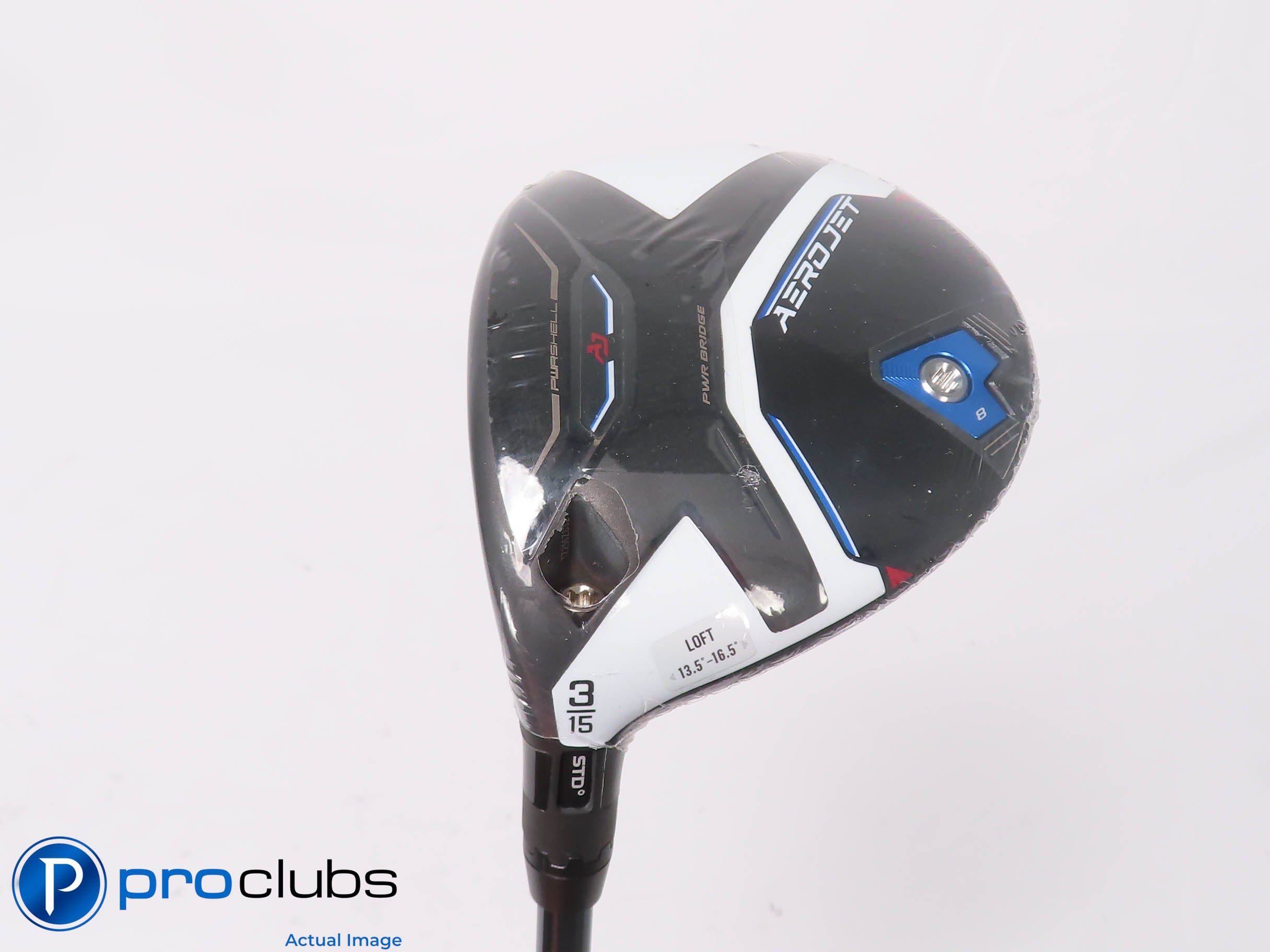 NEW Left Handed Cobra AEROJET 15* 3 WOOD - LINQ White 7F4 Stiff Flex 451683