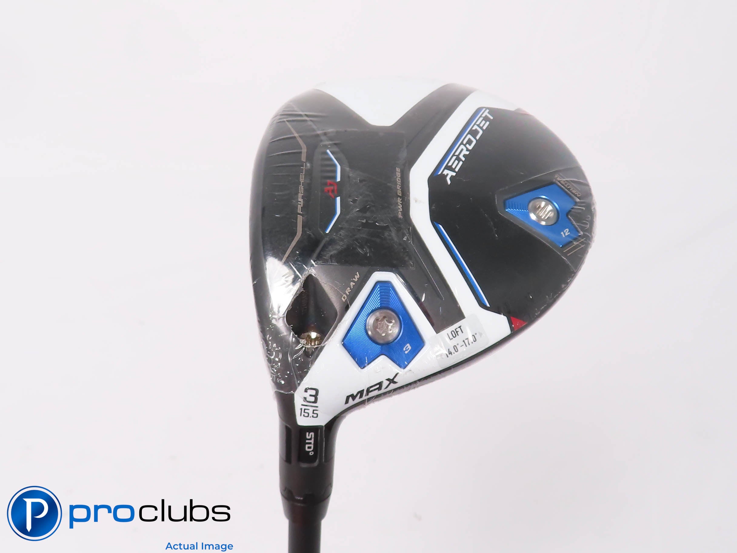 NEW Left Handed Cobra AEROJET MAX 15.5* 3 WOOD - HZRDUS 50g Regular Flex 451686