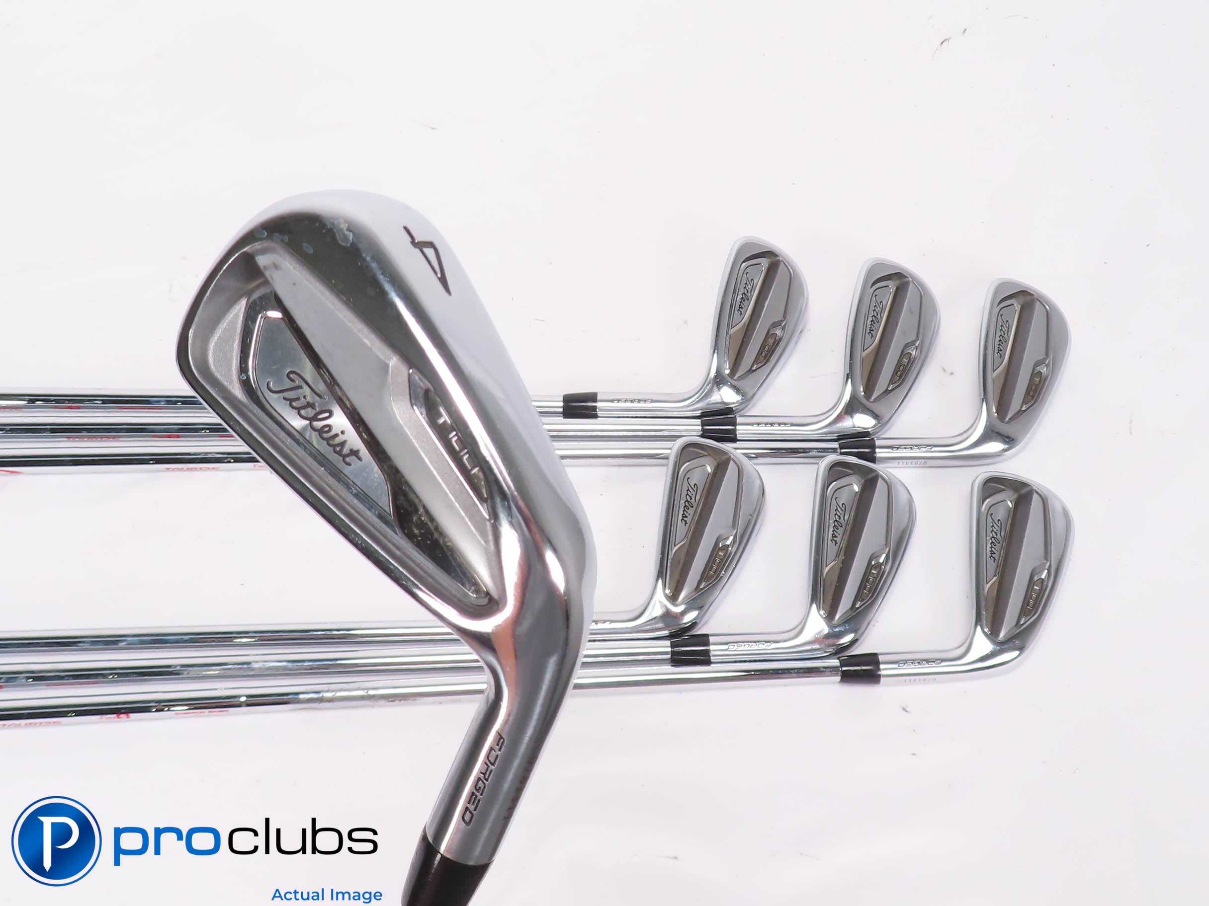 Titleist T100 Forged IRONS 4-PW Steel Nippon Modus 125 Stiff Flex +1/2" 451601