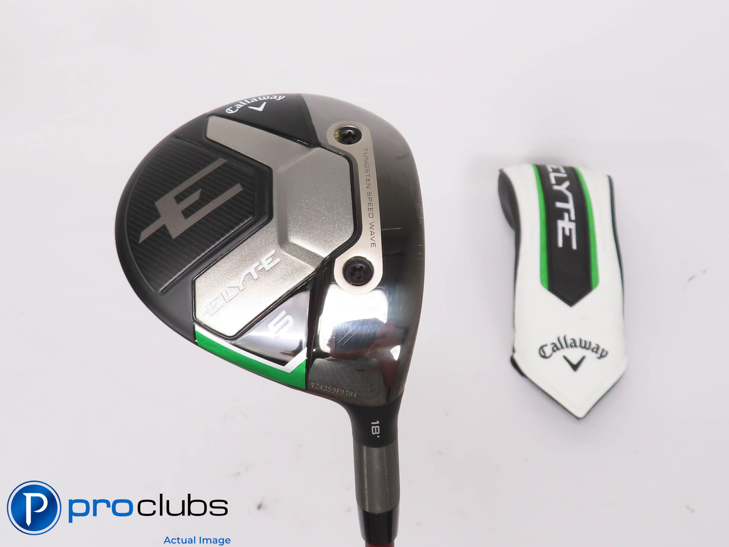 Callaway ELYTE 18* 5 Wood w/HC - Ventus Red w/ VeloCore + 7X Extra Stiff #452018