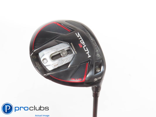 TaylorMade Stealth 2 Plus 15* 3 Wood - HZRDUS RDX Smoke 70g 6.5 X-Flex - 409297