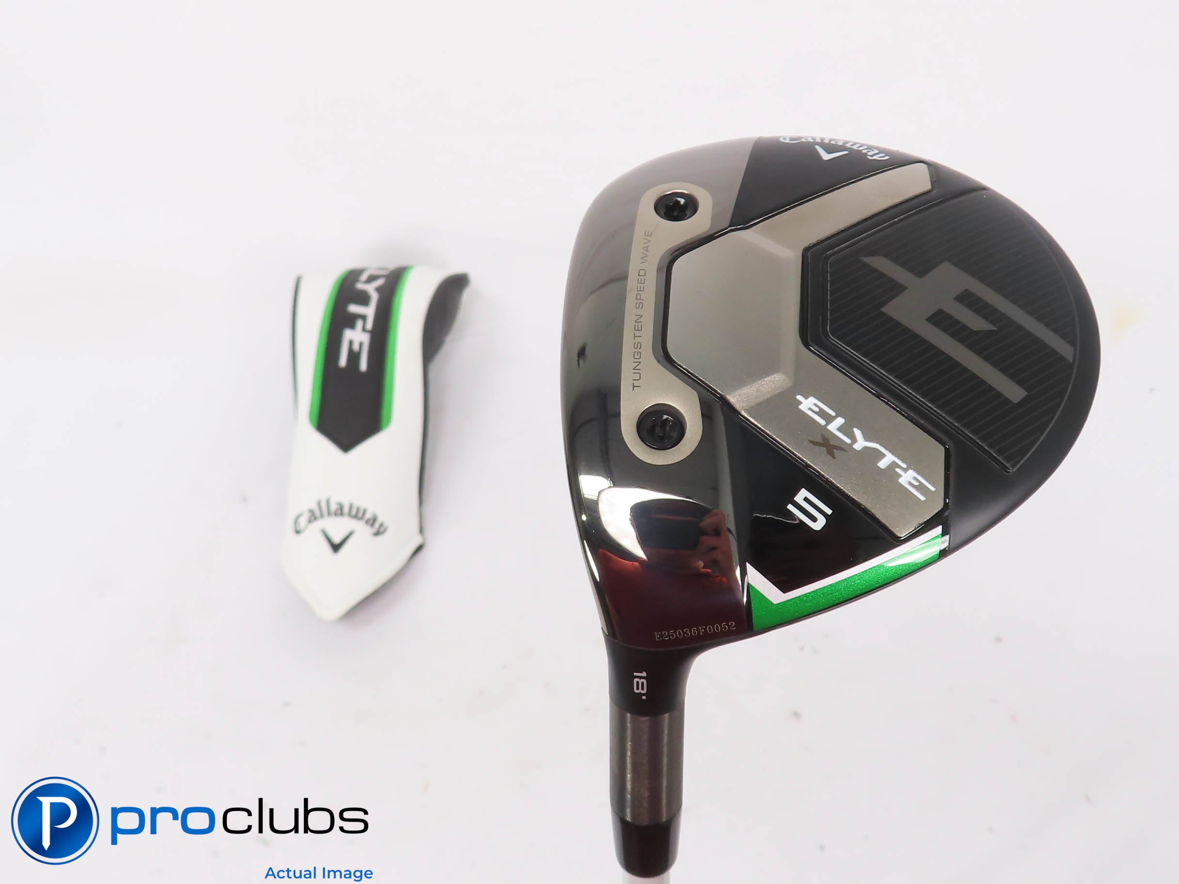 Left Handed Ladies Callaway ELYTE X 18* 5 Wood w/HC - Eldio 40g Ladies #449531
