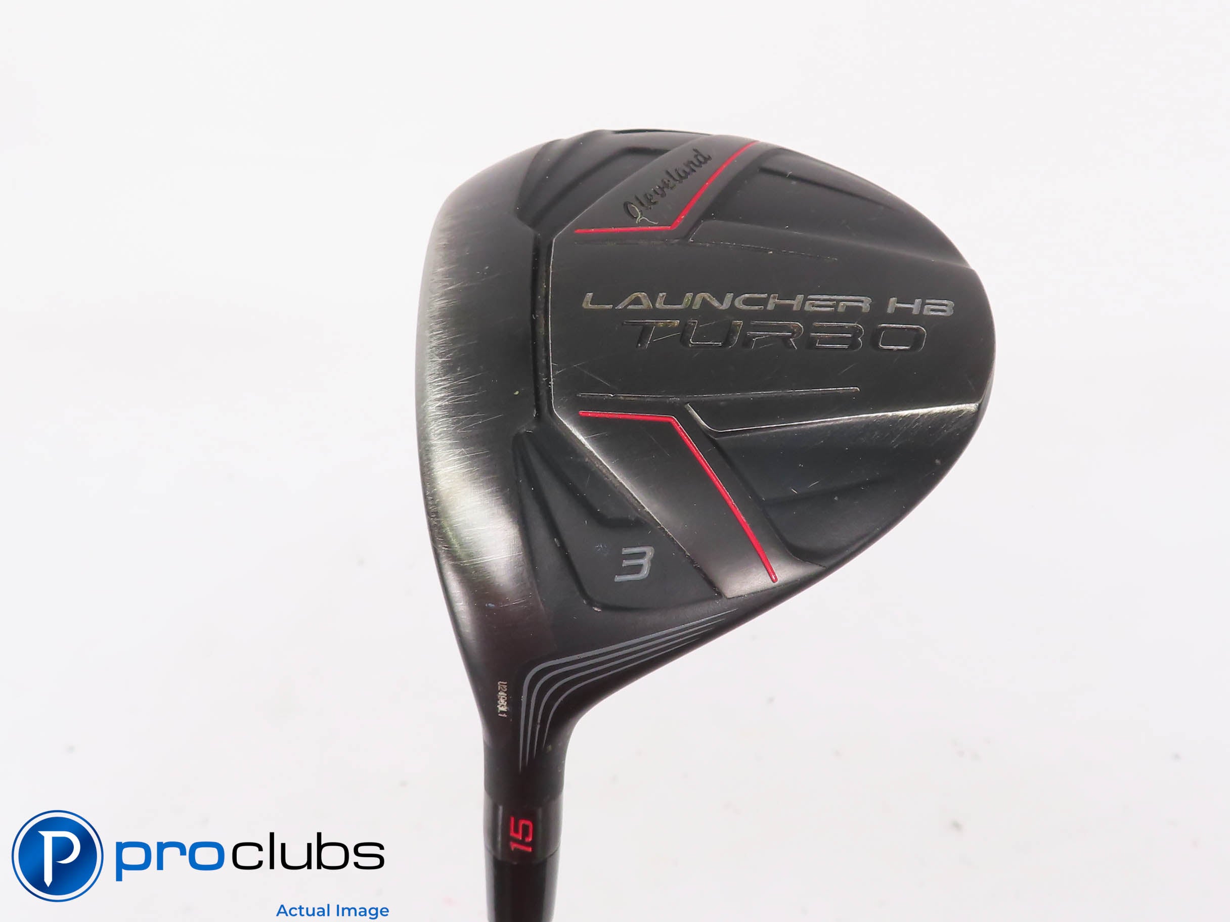 Left Handed Cleveland Launcher HB Turbo 15* 3 Wood - Miyazaki Senior #449311