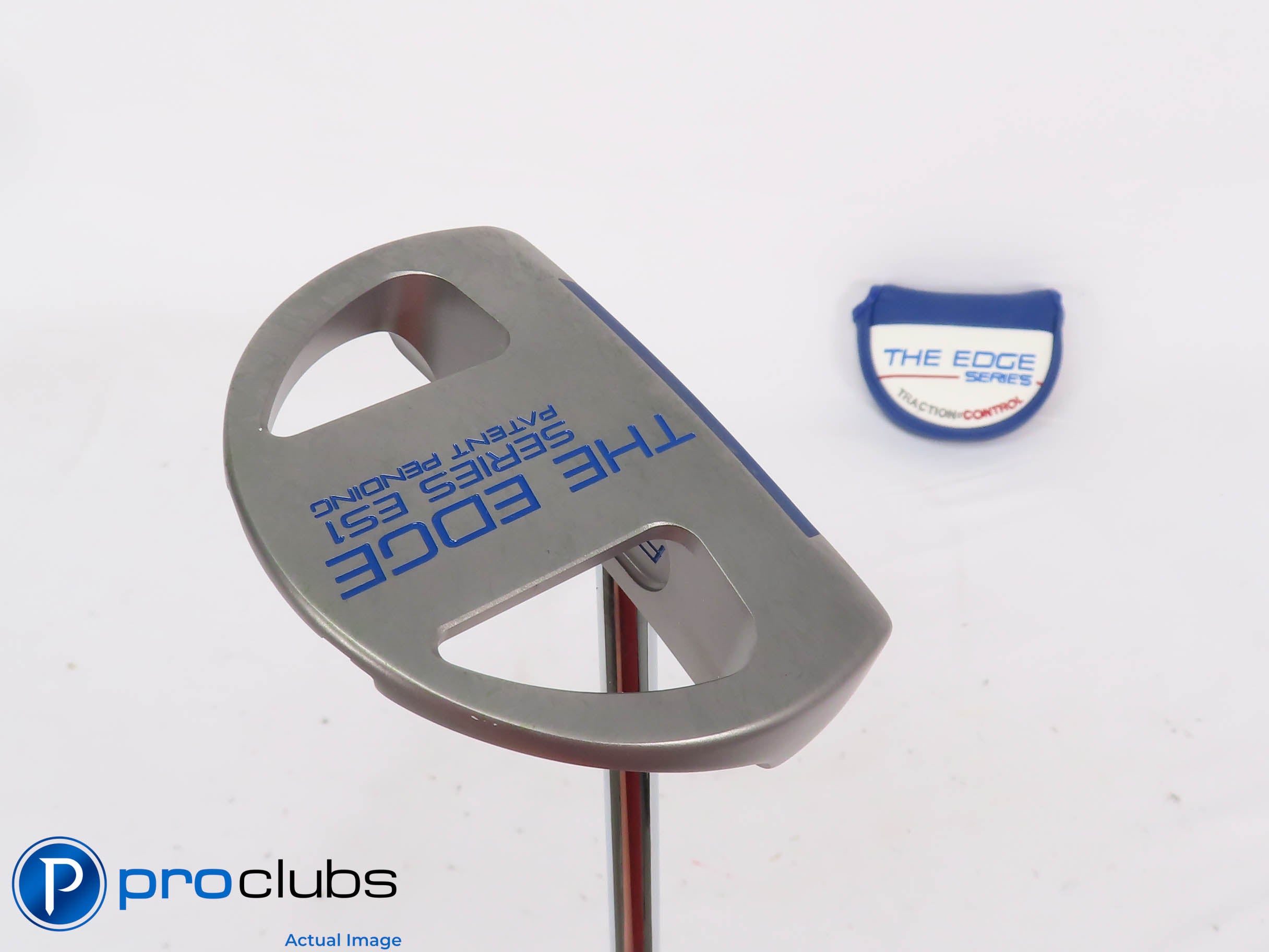 Mint! FISHER Golf The Edge Series ES1 Center Shaft 35" PUTTER w/Cover #449393
