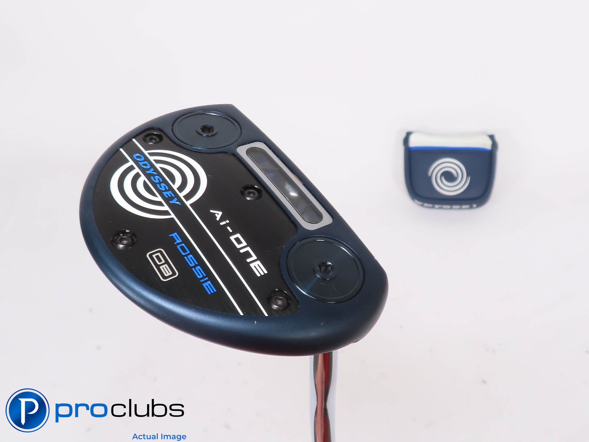 Nice Odyssey Ai-ONE ROSSIE DB Double Bend 35" PUTTER w/Cover - SL 90 449388