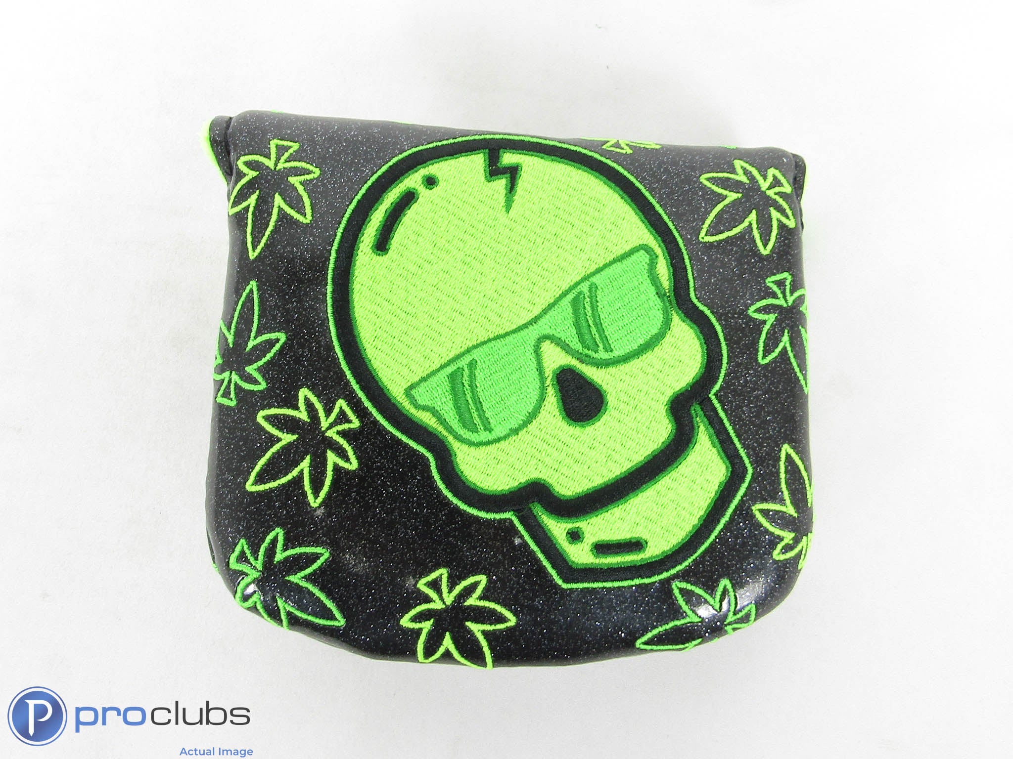 RARE! SWAG Green Reaper Skull Mallet Headcover - 449634