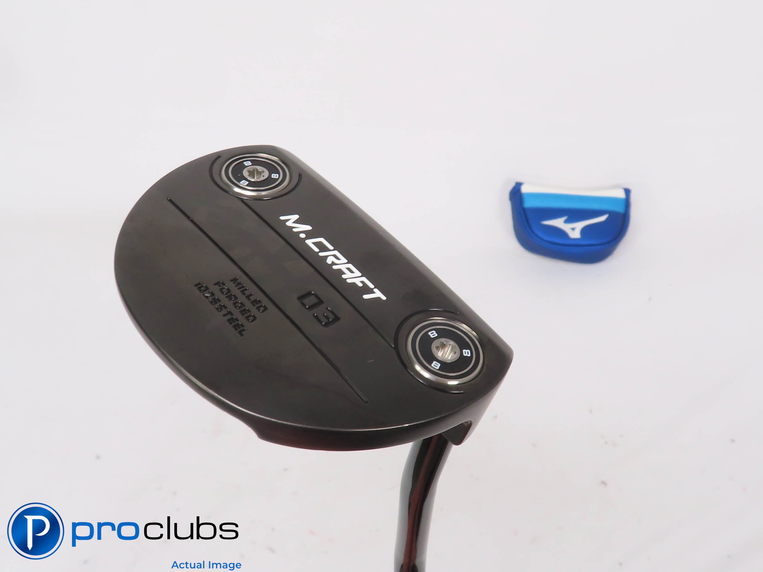 Nice Mizuno M-Craft OMOI 03 Milled Forged Intense Black 34.5" PUTTER w/HC 449721