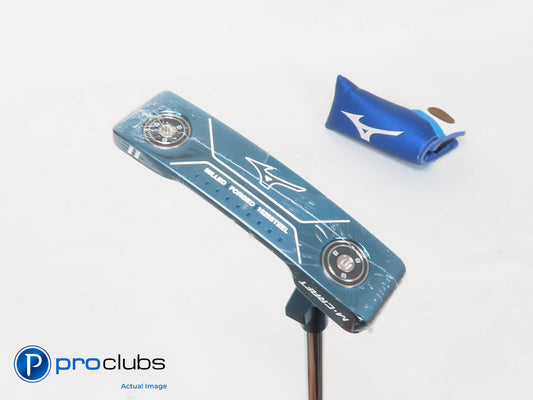 New! Mizuno M-CRAFT II Blue Ion 35" Putter w/Cover - 406592