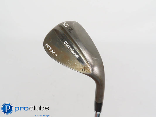 Tour Issue Cleveland RTX-4 RAW 60*(6*) WEDGE Low-Grind - S400 Stiff Flex 406496